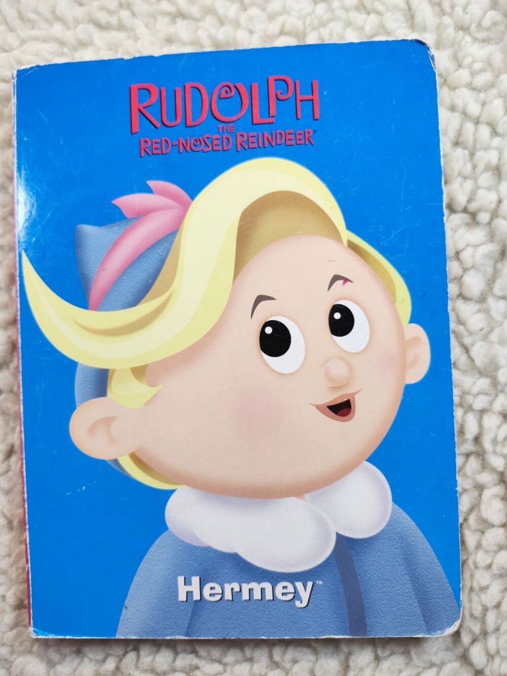 Random House Rudolph The Red-Nosed Reindeer Hermey Board Book Christmas Kids